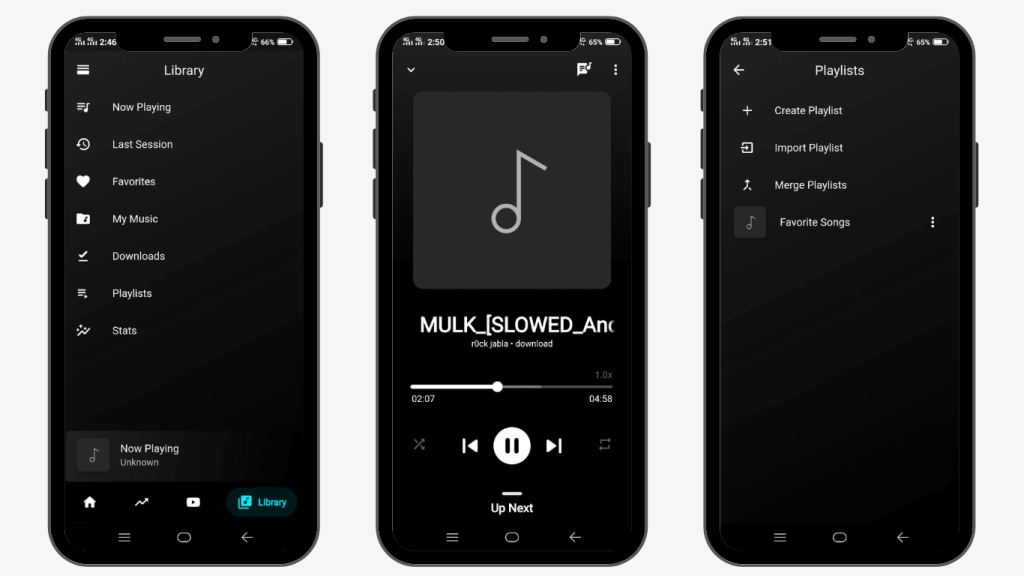 BlackHole Apk Interface