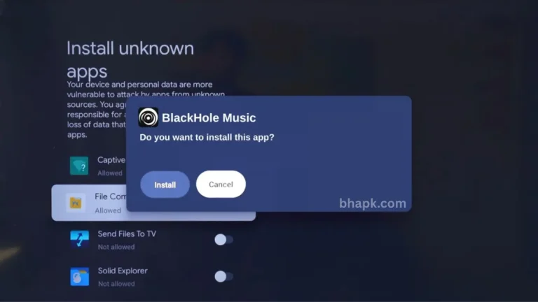 Turn on Unknown Sources